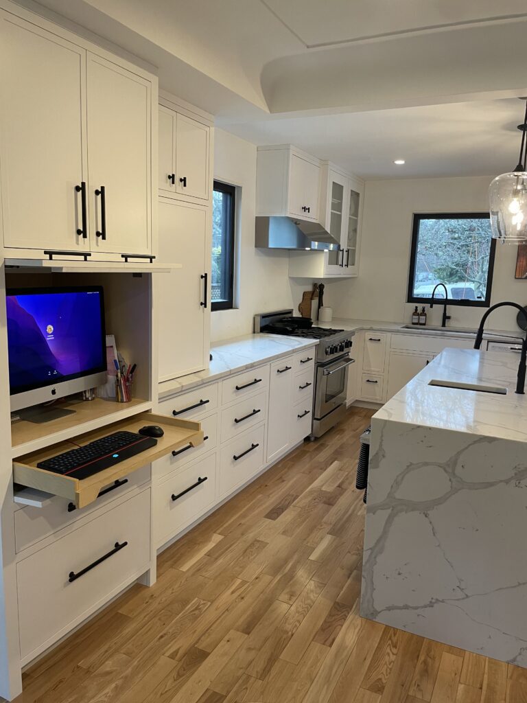 Remodeled Victoria rancher requiring new kitchen cabinets.
